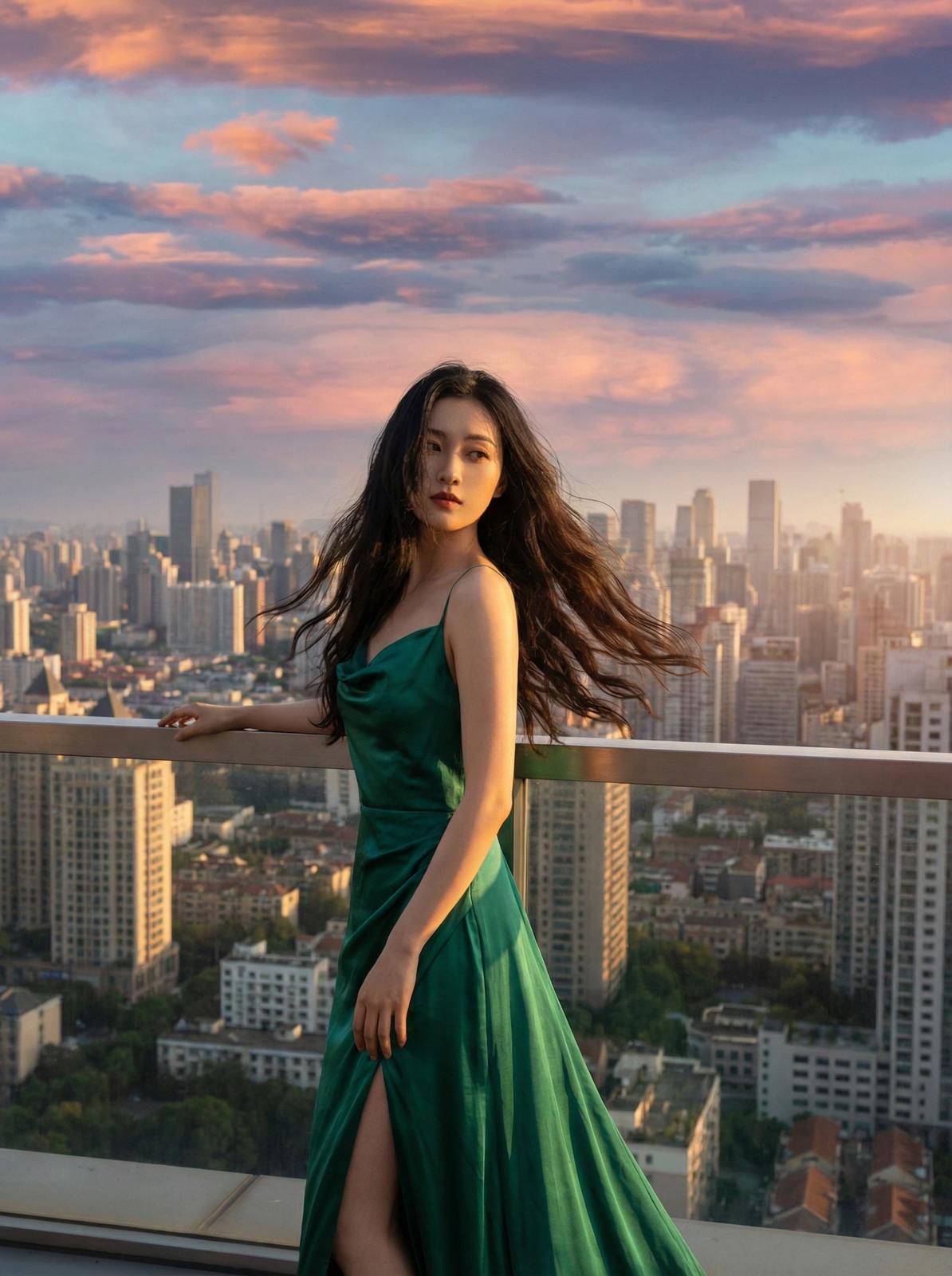 人兽城市夜景传媒短片